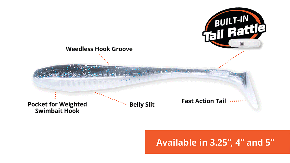 The Best Soft Plastic Swimbait for Saltwater Fishing. Catch more Redfish, Trout, Flounder, and more.