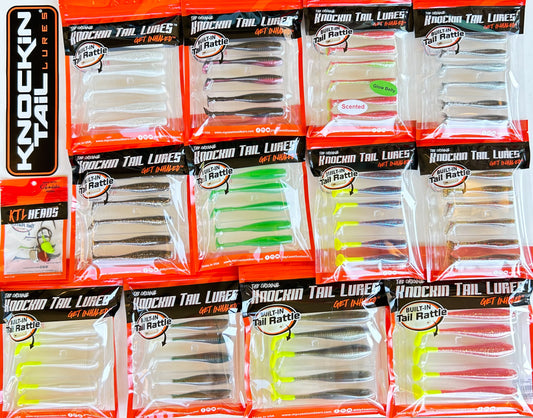Best Deal!  Pro Pack Kit with Jig Heads! 11 packs.