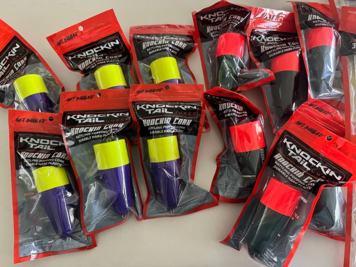 Knockin Cork Hard Plastic Cork Knockin Tail Lures Built In Tail Rattle knockin-cork-hard-plastic-cork-knockin-tail-lures-built-in-tail-rattle