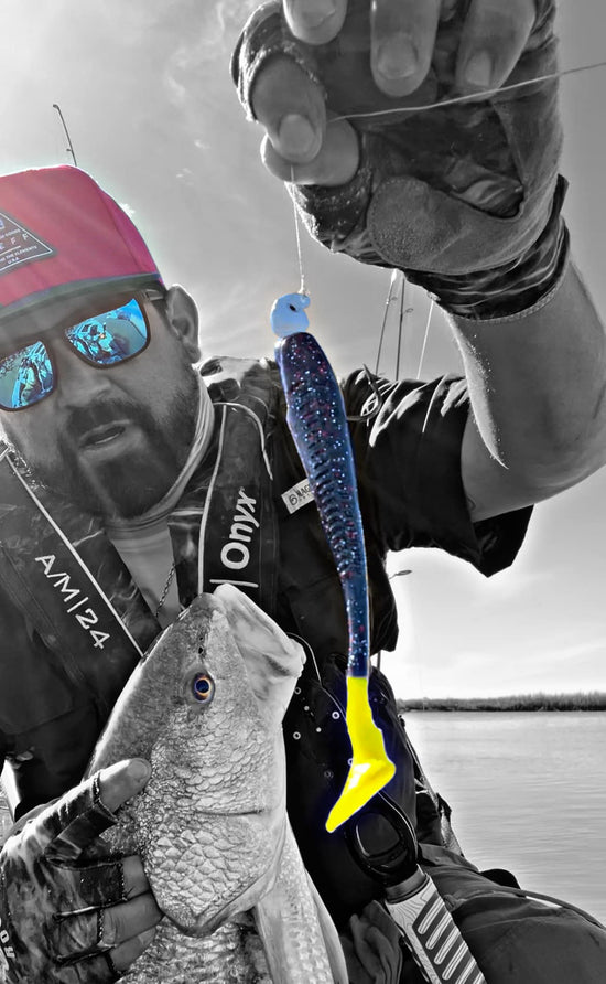 Knockin Tail Lure – Rattling Soft Plastic for Saltwater & Freshwater ...