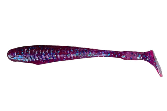 4" & 5" Plum Titan Series TPE With Built-In Tail Rattle