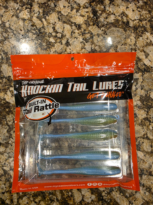 Sexy Shad5"  Custom Knockin Tail Lures
